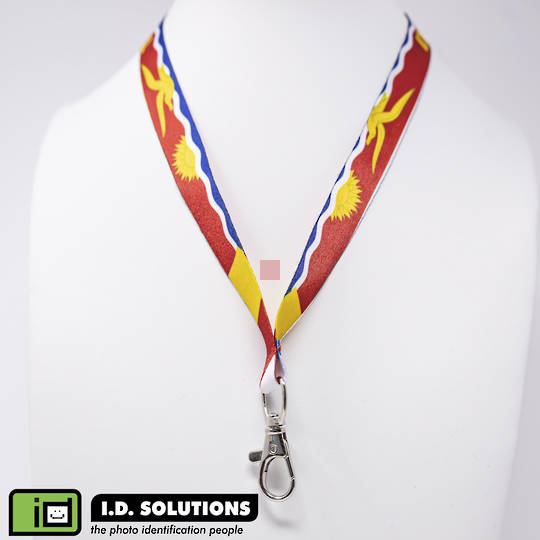 15mm Wide Dye Sub Printed Lanyard with C hook